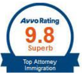 Avvo Rating 9.8 Superb | Top Attorney Immigration